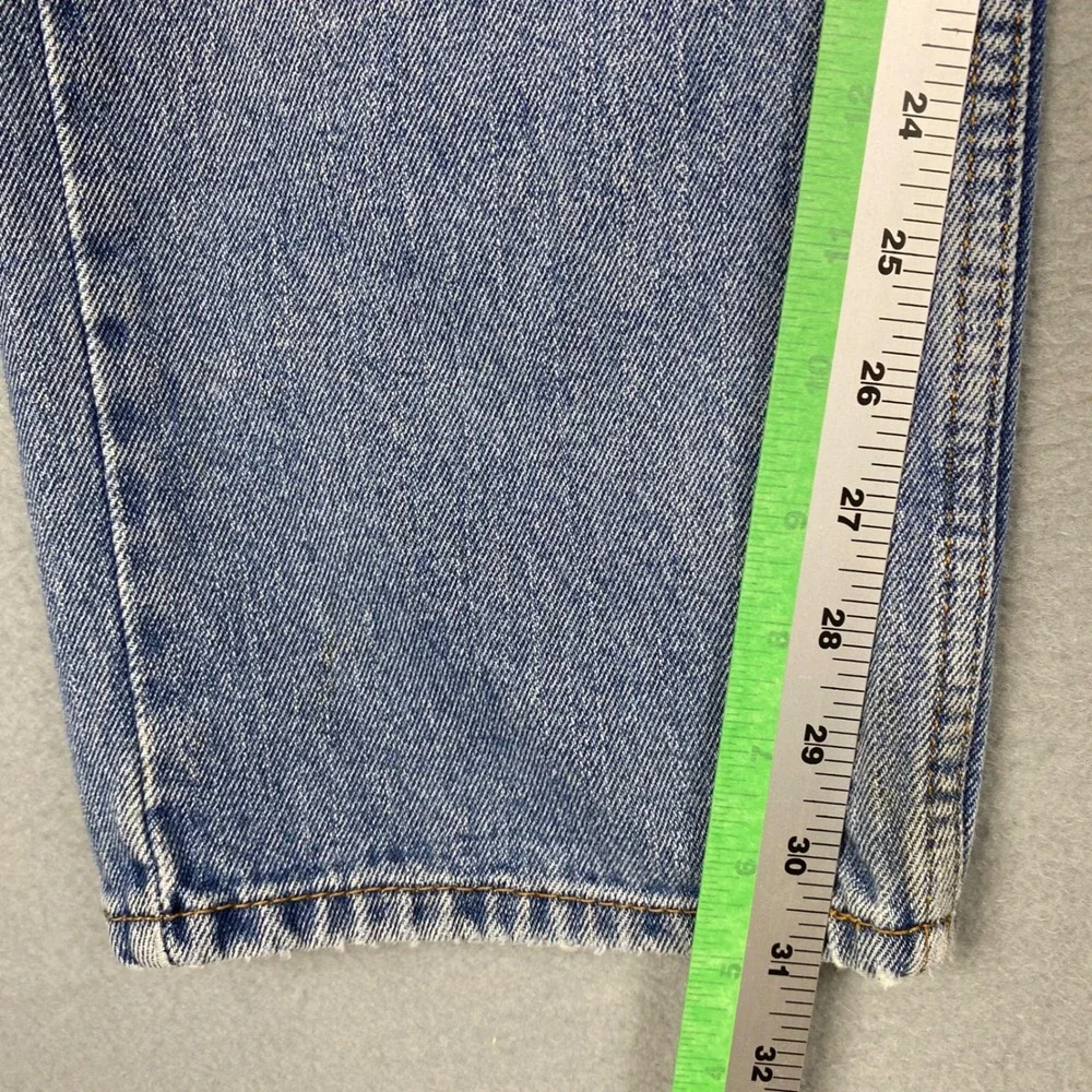 Levi's 505 Straight Fit Medium Wash Denim Jeans Mens 36 Blue‎